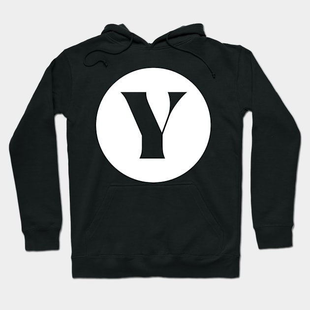 Y (Letter Initial Monogram) Hoodie by n23tees